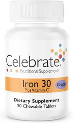 Celebrate_Vitaminas_Ferro_30mg_e_Vitamina_C_60mg_90_unidades
